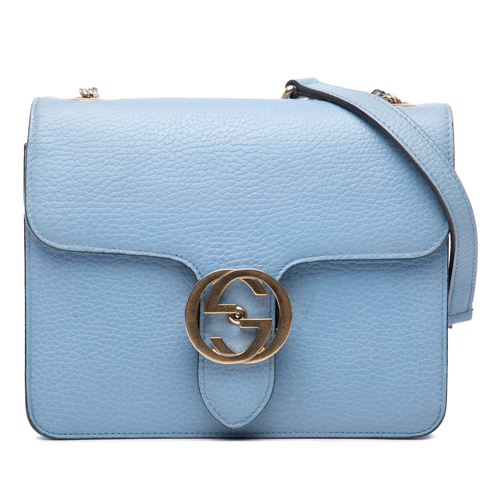 Pre-Loved Gucci Small Dollar Calfskin Interlocking G Crossbody - Picture 1 of 7